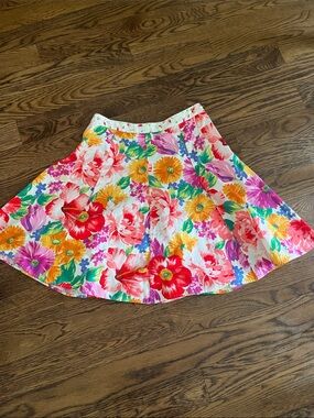 Dolce & Gabbana Y2K 8 Floral A-Line Skirt in Multicolor